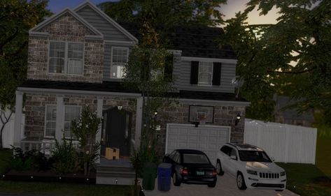 Sims 4 Suburban Mansion, Sims 4 House Unfurnished, Urban Cc House, Sims 4 Houses On Gallery, Sims 4 Realistic Neighborhood, Sims 4 Houses Tray, Sims 4 Houses Unfurnished, Duplex Sims 4, Sims 4 House 3 Bedroom