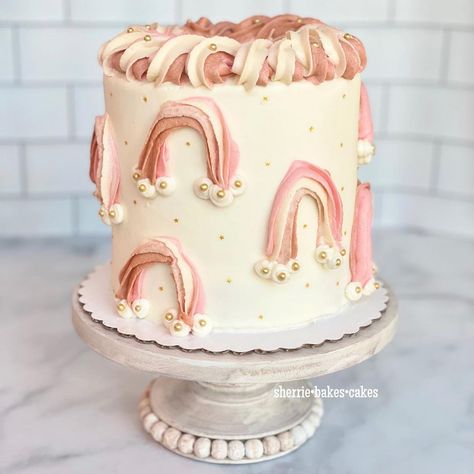 Boho Cake 1st Birthday, Boho Rainbow Birthday Party Cake, Boho Theme Cake Birthday, Boho Rainbow First Birthday Cake, Isnt She Onederful Cake, Boho Smash Cake Girl, Boho Rainbow Smash Cake, Rainbow Smash Cake 1st Birthdays, Boho Rainbow Baby Shower Cake