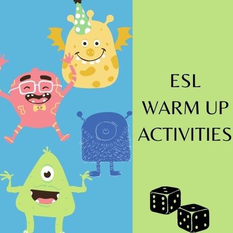 ESL warm up activities for students of all levels to enjoy. Spice up your teaching with some of these fun warmers that kids, teens and adults can enjoy Esl Ideas For Adults, Elementary Esl Activities, Classroom Starters Activities, English Esl Activities, Fun English Games For Esl Students, Preschool Esl Games, Class Introduction Activities, English Summer Camp Activities, Esl Class Activities