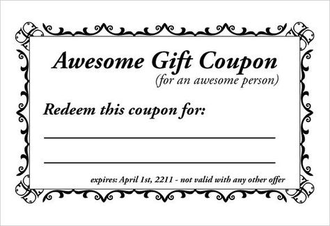 28+ Homemade Coupon Templates – Free Sample, Example, Format Download | Free & Premium Templates Free Coupon Template, Printable Coupon Book, Deep Closet, Diy Coupons, Free Printable Coupons, Birthday Coupons, Coupon Template, Gift Certificate Template, Love Coupons