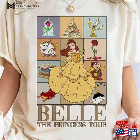 Vintage Belle The Princess Tour Shirt Retro Tale As Old Time Belle's Book Shop Disney Trip Tee Unisex Hoodie Check more at https://musictrendingtees.com/product/vintage-belle-the-princess-tour-shirt-retro-tale-as-old-time-belle-s-book-shop-disney-trip-tee-unisex-hoodie/ Belle With Book, Shop Disney, Disney Trip Shirts, Trip Shirts, Disneyland Outfits, Book Shirt, Disney Clothes, Travel Tees, Kids Water