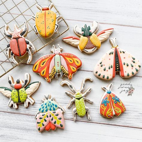 Joy Cookies, Crazy Cookies, Summer Cookies, Fancy Cookies, Animal Cookies, Classic Cookies, Cookie Inspiration, Iced Cookies, Dessert Cupcakes