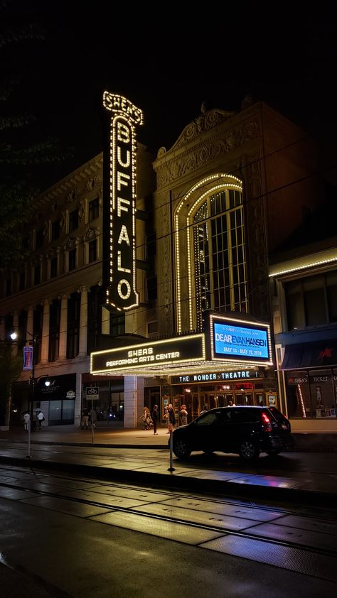 Shea's Theater, Buffalo, NY Buffalo Ny Aesthetic, Buffalo New York Aesthetic, Buffalo Aesthetic, Maine Roadtrip, Buffalo City, 2024 Moodboard, New York Pictures, Collage Ideas, Dream School