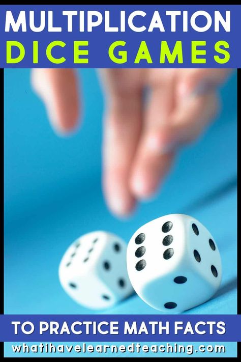 Multiplication Math Games For 3rd Grade, Practice Multiplication Facts, Multiplication Card Games, Multiplication Dice Game, Games To Learn Multiplication Facts, Games For Multiplication Facts, Multiplication Games 3rd, Multiplication Math Games, Multiplication Dice Games