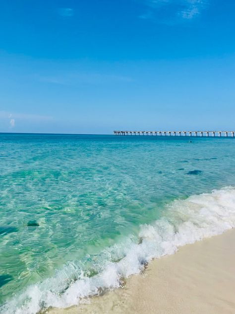 Pensacola Beach Pier- so cool.  You can rent fishing equipment or just get a day pass and walk the pier. Tons to see and the boys loved it! Pensacola Beach Florida, Beach Pier, Pensacola Beach, Fishing Equipment, Beach Florida, So Cool, The Boys, Fishing, Florida