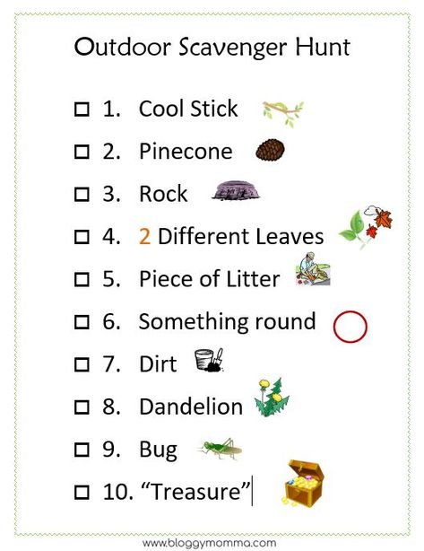 Kid's Scavenger Hunt they will Love, No Questions Asked! | Bloggy Momma Preschool Scavenger Hunt, Outdoor Scavenger Hunt, Scavenger Hunt Ideas, Scavenger Hunt For Kids, Kids Outdoor, Outdoor Learning, Scavenger Hunt, Outdoor Kids, Outdoor Fun