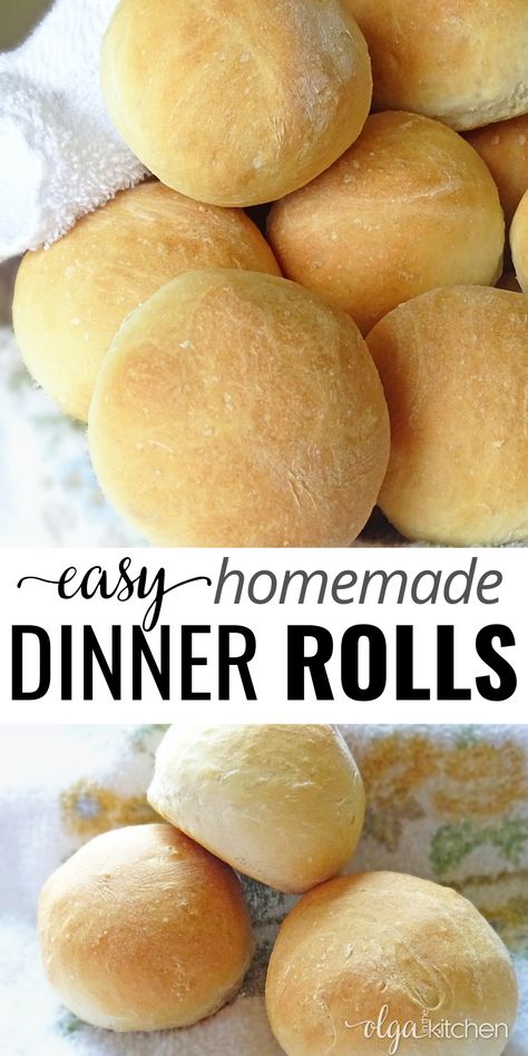 Dinner Rolls Easy Quick, Homemade Brown And Serve Rolls, French Dinner Rolls Recipe, Dinner Buns Quick, Home Made Dinner Rolls Recipes, Homemade Buns Easy No Yeast, 1 Hour Rolls, Home Made Bread Rolls, Soup Rolls Recipe