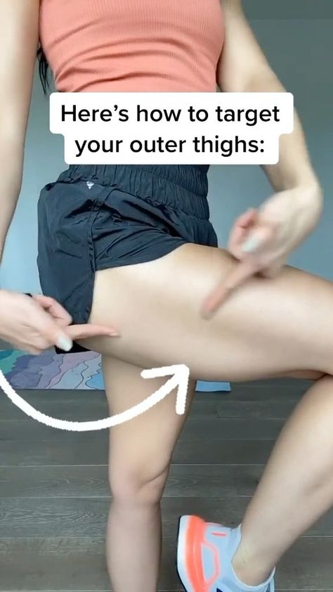 gymtears on Instagram: Follow 👉 @olganoskov for the best nutrition, fitness and mindset tips! Want to know exactly what and how much YOU should eat? Follow 👉… Outter Thigh Workout, Back Of Thigh Workout, Upper Thigh Workout, Tone Workout, Outer Thigh Workout, Thigh Fat Workout, Outer Thigh, Lose Thigh Fat, Quick Workout Routine