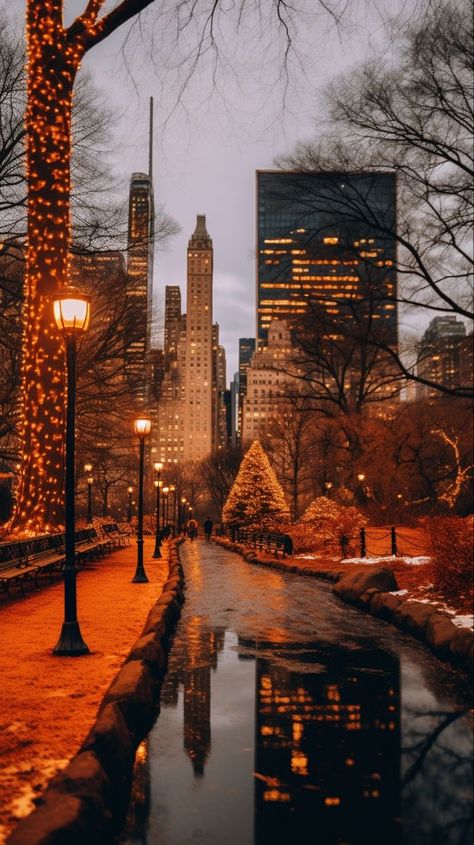 Nyc Christmas Photography, Halloween City Aesthetic, Warm Orange Aesthetic, City Fall Aesthetic, Fall City Aesthetic, City Vibes Aesthetic, Warm And Cozy Aesthetic, Manhattan Aesthetic, Autumn In The City