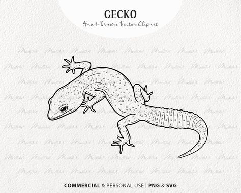 Leopard Gecko Outline, Easy Lizard Drawing, Geko Lizard Drawing, Lizard Doodle, Leopard Gecko Drawing, Leopard Gecko Tattoo, Lizard Sketch, Reptile Drawings, Gecko Illustration