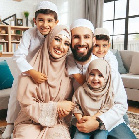 Premium Photo | Muslim family picture Family Islam, Photo Muslim, Islamic Family, Muslim Family, Muslim Pictures, Family Picture, Family Parenting, Big Family, Family Pictures