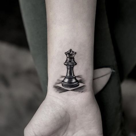 Chssttoo Chess Tattoos, Chess Piece Tattoo, Chess Tattoo, Crow Tattoo Design, Queen Chess Piece, Simple Tattoos For Women, Tattoo Lettering Design, Chess King, Knight Tattoo