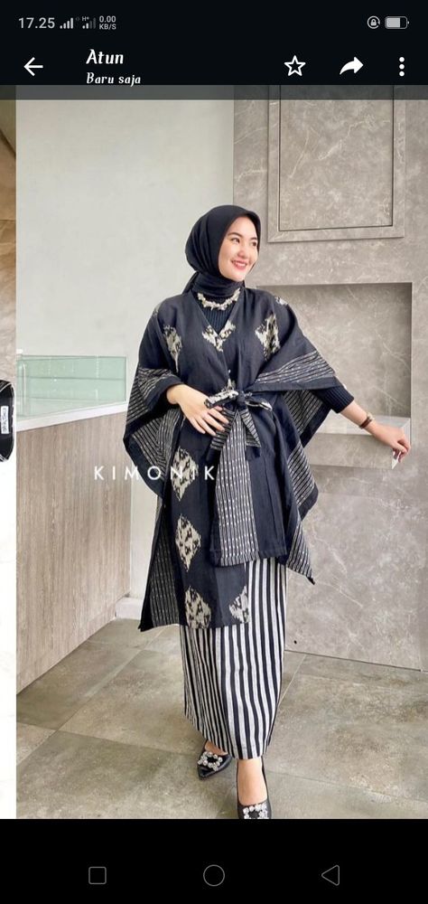 Batik Fashion Hijab, Hijab Outer, Hijab Kondangan, Outer Hijab, Outer Batik, Kondangan Outfit, Outfit Kondangan, Casual Hijab, Batik Fashion