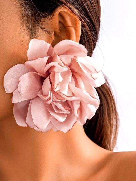 PRICES MAY VARY. 【Colorful Choice】White / Pink / Beige / Black / Purple / Burgundy 【Shape】Oversized 3D Rose Flower 【Design】Lightweight and won't hurt if you wear them for a long time. 【Don't Miss】It will be an indispensable accessory in your wardrobe for many occasions! 【Occasion】For: Vacation / Valentine's Day / Bridal Gift / Honeymoon / Dress Up #Q&A:   Q: Will this material comfortable?   A: Yes, it is made of lightweight and skin friendly fabric, Comfortable. Q: Is it easy to ripped?  A: It Simple Wedding Earrings, Color Durazno, Gardening Accessories, Fluffy Fabric, Brunch Food, Y2k Jewelry, Fabric Earrings, 3d Rose, Earring Trends