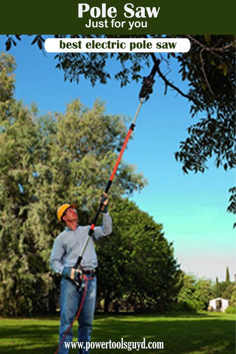 best electric pole saw Chainsaw Reviews, Electric Pole, Electric Chainsaw, Pole Saw, Garden Power Tools, Lawn Equipment, Tree Trimming, Saws, Lawn Care