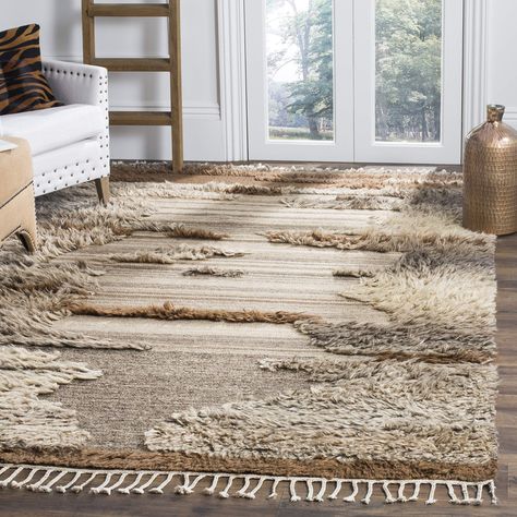 PRICES MAY VARY. 100% Wool The handmade construction adds durability to this rug, ensuring it will be a favorite for many years Each rug is handmade with premium, pure wool This modern rug will give your room an contemporary accent This rug measures 6' x 9' For over 100 years, Safavieh has been a trusted brand for uncompromised quality and unmatched style Pile height is 0.5 inches Eclectic Area Rug, Rustic Rugs, Brown Area Rugs, Abstract Rug, Rug Shapes, Brown Rug, Cool Rugs, Indoor Rugs, Online Home Decor Stores