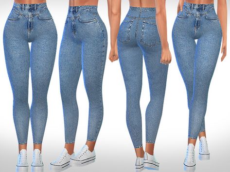 Saliwa's HM New Style Skinny Fit Jeans Jeans Sims 4 Cc Patreon, Sims 4 Cc Trousers, Sims 4 Cc Bottoms Female, Sims 4 Cc Pants Female, The Sims 4 Jeans, Sims Bottoms, Sims Pants, Mods Sims 4, Cc Sims4