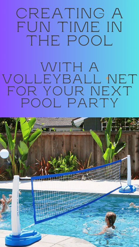 Ready to take your pool parties to the next level? Check out pool volleyball nets and get ready for some serious summer fun! Pool Volleyball Net, Pool Volleyball, Gals Night, Volleyball Nets, Volleyball Net, Pool Parties, Small Yard, Pool Accessories, Pool Cleaning