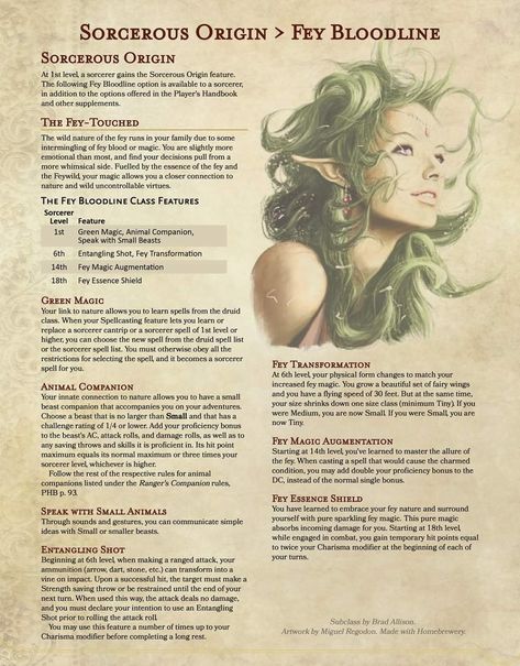 Sorcerous Origin, Dnd Sorcerer, Dungeons And Dragons Races, Dnd Druid, D D Races, Dnd Character Sheet, D D Classes, Dungeon Master's Guide, Dnd Classes