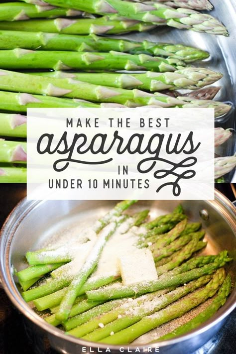 Make the BEST Asparagus in Under 10 Minutes! Parmesan Asparagus Recipes, The Best Asparagus, Best Asparagus, Easy Asparagus Recipes, Best Asparagus Recipe, Grilled Asparagus Recipes, Asparagus Recipes Baked, Easiest Recipes, Parmesan Asparagus