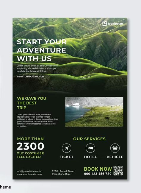 Traveling Agency Flyer Template PSD Feeling Excited, Travel Logo, Web Design Inspiration, Travel Agency, Flyer Template, Travel Fun, Flyer Design, Design Template, Concept Design