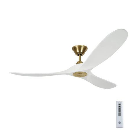 Maverick 60 Ceiling Fan – BURKE DECOR Maverick Ceiling Fan, Brass Ceiling Fan, 60 Inch Ceiling Fans, Ceiling Fan Size, Contemporary Fan, Ceiling Fans Without Lights, 3 Blade Ceiling Fan, Track Lighting Pendants, Ceiling Fan Light Kit