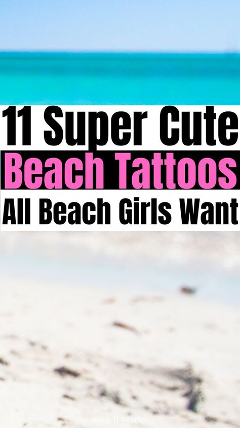 small beach tattoo ideas Take Me To The Beach Tattoo, Santa Cruz Tattoo Ideas, Small Holiday Tattoos For Women, Vacation Matching Tattoos, Beachy Best Friend Tattoos, Womens Beach Tattoo, Small Tattoos For Beach Lovers, Beach Family Tattoo Ideas, Sister Ocean Tattoos