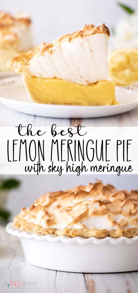 Lemon Marange Pie, Lemon Meringue Pie Crust, Lemon Meringue Pie Easy, Best Lemon Meringue Pie, Lemon Meringue Pie Recipe, Summer Fruit Desserts, Toasted Meringue, Lemon Pie Recipe, Favorite Pie Recipes