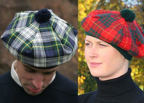 Tam-O-Shanter-Tartan-Hat Scottish Hat, Tam O Shanter, Tartan Hat, Tam Hat, Kilt Belt, Tam O' Shanter, Leather Kilt, Scottish Culture, Highland Games