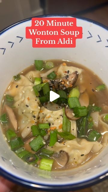 Wonton Ramen Soup, Mini Wonton Soup, Wonton Noodle Soup Recipe, Easy Wonton Soup With Frozen Wontons, Wonton Soup With Frozen Wontons, Wonton Noodle Soup, Wonton Soup Recipe, Asian Soup Recipes, Ramen Broth