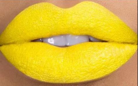 Yellow Yellow Lipstick, Orange Lips, Yellow Fever, Bold Lips, Yellow Submarine, Amanda Seyfried, Beautiful Lips, Yellow Aesthetic, Lip Art