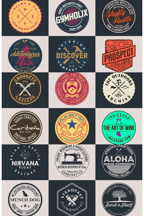 I will design a circular round, badge, label, patch emblem, and vintage logo Logo Emblem Design, Circular Label Design, Emblem Logo Design Ideas, Logo Badge Design, Circular Logo Design Inspiration, Vintage Badge Logo, Emblem Logo Design, Veteran Logo, Staff Shirts