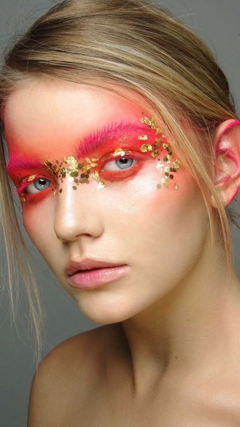 Catwalk Makeup, Fashion Editorial Makeup, Makeup Photoshoot, Face Art Makeup, Avant Garde Makeup, Makeup For Blondes, Smink Inspiration, Runway Makeup, Film Lovers