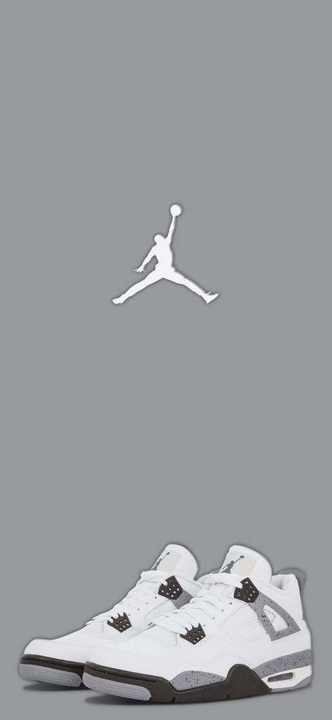 Jordan Shoes Wallpaper Iphone Aesthetic, Sneaker Wallpaper Aesthetic, Cool Shoe Wallpapers, Wallpaper Backgrounds Jordan Shoes, Jordan 4 Asthetic Picture, Grey Jordans Wallpaper, Jordan 4 Iphone Wallpaper, Jordan 4 Shoes Wallpaper, Jordan 4 Background