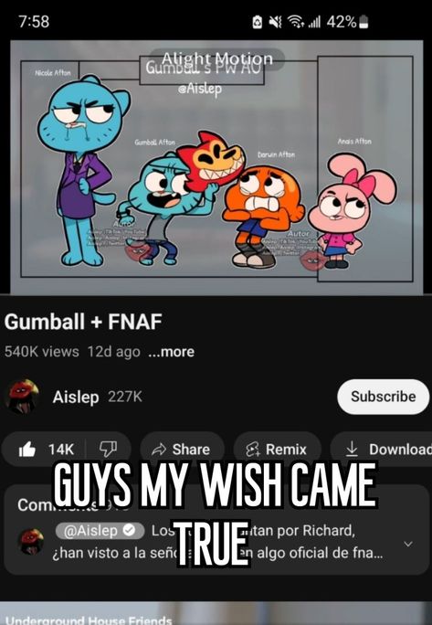 Fandom Crossover Fnaf, Relatable Things So True, Gumball Characters, Tawog Fanart, Create Pin, Amazing Gumball, I Don't Understand, Fnaf Stuff, Fandom Crossover