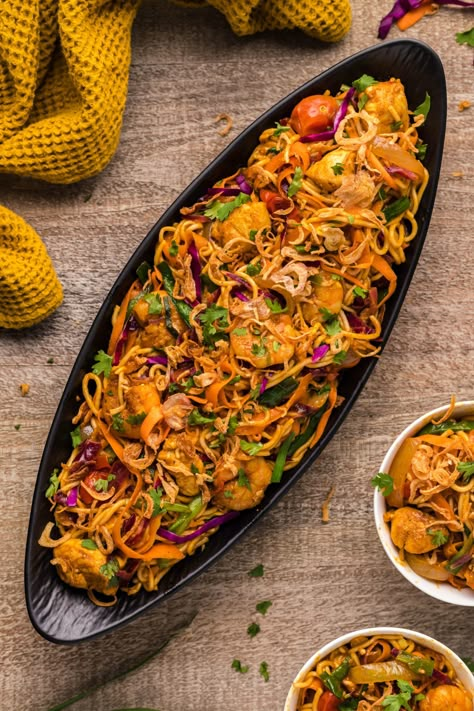 Curry Singapore Noodles, Thai Street Noodles, Chicken Singapore Noodles, Singapore Noodles With Shrimp, Singapore Fried Noodles, Asian Chicken With Noodles, Hoisin Noodles Stir Fry, Asian Street Noodles, Make Ahead Asian Meals