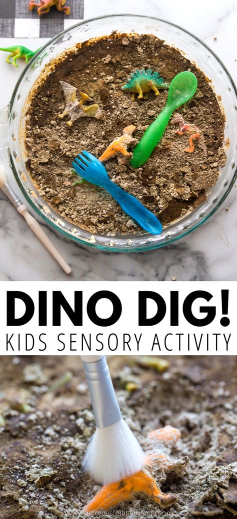 Fossils Activities, Dinosaur Activity, Kids Sensory Activities, Dinosaur Activities Preschool, Dino Dig, Dinosaur Projects, Dinosaur Dig, Activity For Preschool, Dinosaurs Preschool