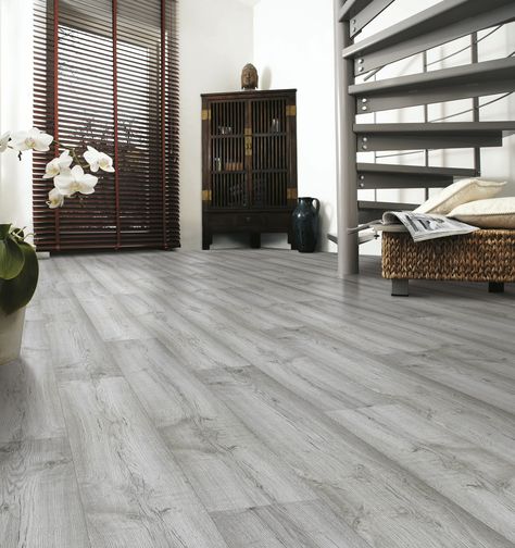 CFS Vario+12mm Laminate - Dartmoor Oak Grey Laminate Flooring Kitchen, Grey Laminate Flooring, Laminate Flooring Colors, Kitchen Ikea, Oak Laminate Flooring, Grey Laminate, Oak Laminate, Wood Laminate Flooring, Solid Hardwood Floors