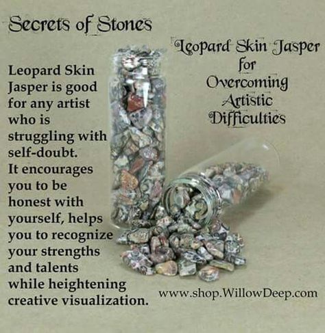 Crystal Magick, Jasper Meaning, Leopard Skin Jasper, Crystal Power, Leopard Skin, Crystals Healing, Gemstone Meanings, Crystal Therapy, Be Honest With Yourself