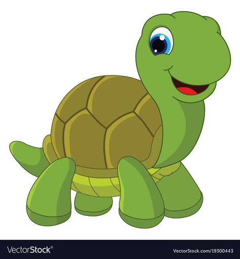 Cute Turtle Cartoon, Dekorasi Bohemia, Happy Turtle, Easy Animal Drawings, Cartoon Turtle, Turtle Drawing, Cha Bar, Graphic Illustrations, Animal Crafts For Kids