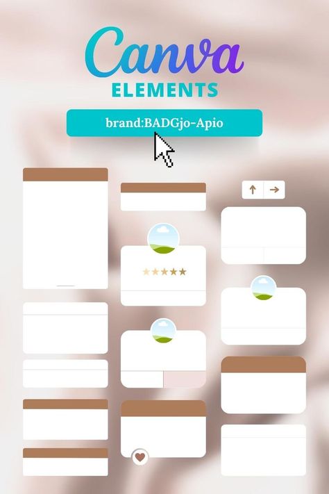 Canva Elements For School, Elements For Canva, Best Canva Elements, Canva Key Words Elements, Canva Marketing Ideas, Canva Key Words, Canva Cute Elements, Canva Search Keywords, Canva Shapes