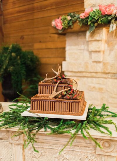 chocolate groom's cake | Anne Brookshire Grooms Cake Outdoorsman, Groom Cakes Hunting, Chocolate Grooms Cake Ideas Simple, Grooms Cake Table Ideas Display, Chocolate Grooms Cake Ideas, Grooms Cake Ideas Simple, Simple Grooms Cake, Rustic Grooms Cake, Grooms Cake Country