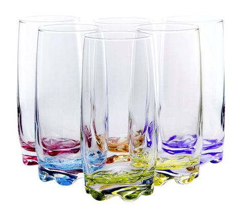 The 7 Best Drinking Glasses to Buy in 2018 Colored Drinking Glasses, Pink Glassware, Iced Tea Glasses, Cocktail Glassware, Glassware Kitchen, Glass Ware, Bar Glasses, Colored Glassware, Highball Glasses