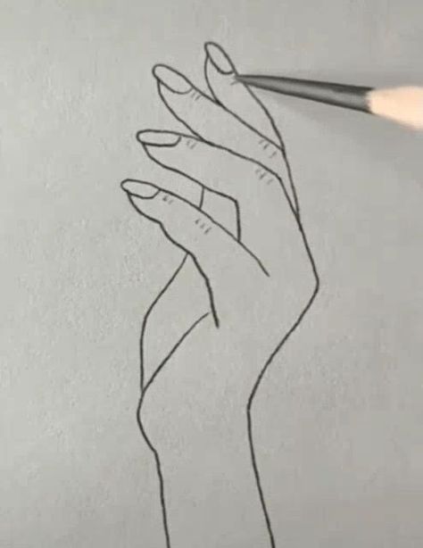 Hand Drawing [Video] | Easy hand drawings, Hand art drawing, How to draw hands Easy Hand Drawing, Easy Hand Drawings, Easy Pencil Drawings, Easy Drawing Steps, Drawing Hands, Couple Drawing, Výtvarné Reference, Drawing Eyes, Pencil Drawings Easy