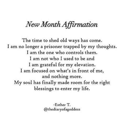 Room for Right blessings New Month Quotes, Highest Good, I Am Worthy, Daily Reminders, Morning Affirmations, Self Love Affirmations, Positive Self Affirmations, Love Affirmations, New Month