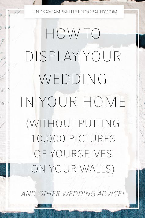 Ideas To Display Wedding Photos At Home, Styling Wedding Photos On Wall, Wedding Picture Display Ideas At Home, Couple Wall Pictures Photo Displays, Wedding Display Home, Decorate With Wedding Photos, Bedroom Decor Wedding Photos, Displaying Engagement Photos In Home, Wedding Framed Photos