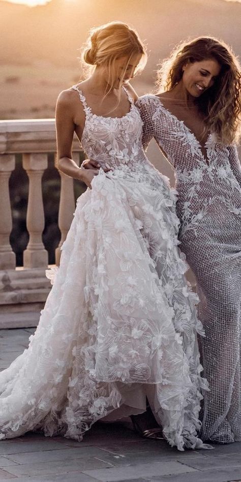 wedding dress designers a line floral appliques blush romantic galia lahav Wedding Dress Tea Length, Wedding Dress Black, Coral Bridesmaid, Wedding Dress Designers, Coral Bridesmaid Dresses, Wedding Dresses 2014, Wedding Robe, Foto Tips, Wedding Forward