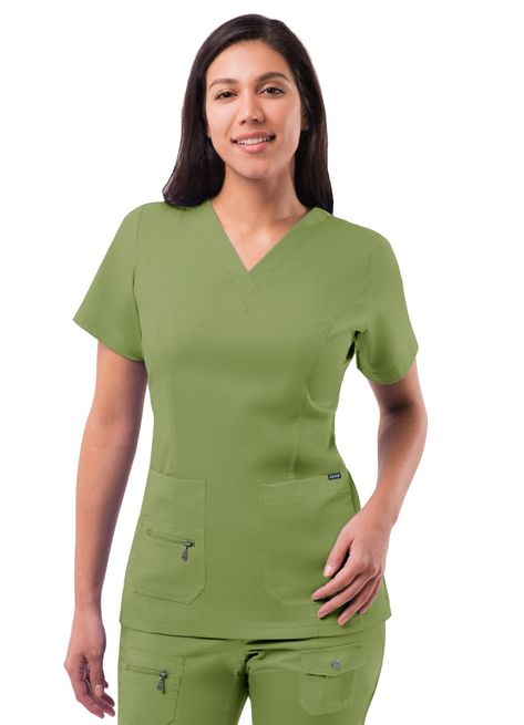 PRICES MAY VARY. PROFESSIONAL: Our PRO Collection Scrub Uniforms Are The Ideal Selection For Any Fashionable Nurse, Dental Assistant, Med & Nursing Students, Doctors, Hospital Workers And All Other Occupations In The Medical Field. With This Collection Experience A Elegant & Presentable Look While Being Comfortable & Equipped For Work! FIT & COMFORT: Offering A Tailored Fit With A Super Soft Stretch Performance Twill Fabric For Ease Of Movement. Experience Elegance And Comfortability With Our So Stylish Scrubs For Women, Cna Life, Scrubs For Women, Spring Leaf, Green Scrubs, Hospital Workers, Nursing Fashion, Scrubs Uniform, Surgical Hats