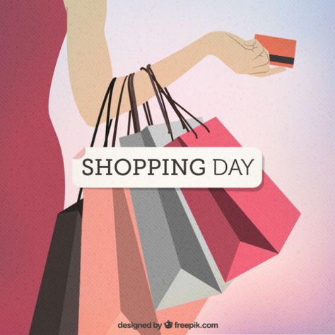 H#47 Shopping-day!! Logo Online Shop, Shopping Quotes, Illustration Art Girl, Boutique Logo, Fashion Logo Design, Trik Fotografi, Clothing Logo, Shopping Day, Fashion Quotes