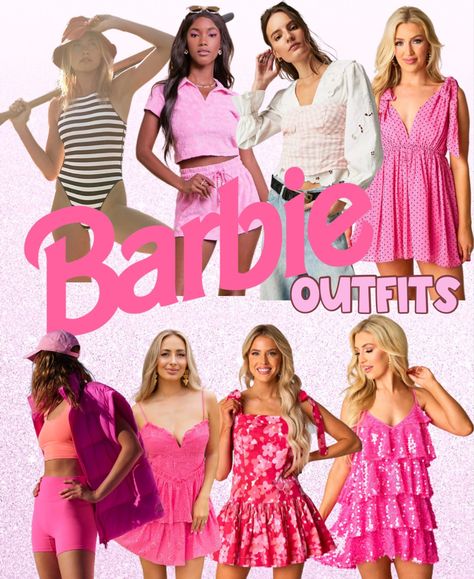 Barbie Outfits Barbie Swimsuit Sequin Dress Hot Pink Barbie Movie Barbie Costume Puffer Vest Follow my shop @fortheloveoffashionandmusic on the @shop.LTK app to shop this post and get my exclusive app-only content! #liketkit #LTKsalealert #LTKBacktoSchool #LTKFind @shop.ltk Barbie Inspired Outfits Diy, Golf Barbie Costume, Outfits To Wear To The Barbie Movie, Scream House, Barbie Themed Outfits, Barbie Merchandise, Barbie Movie Outfits, Barbie Movie Barbie, Barbiecore Outfit